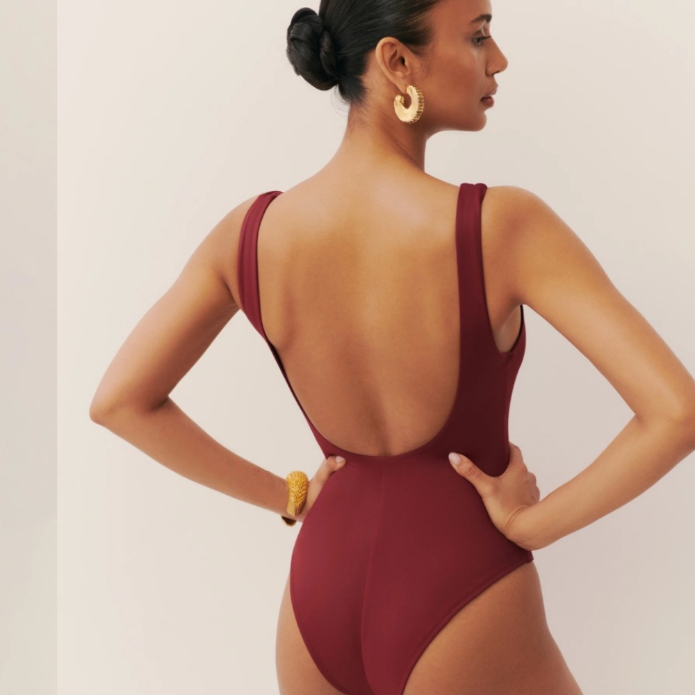 REFORMATION | Victoria One Piece Swimsuit Sz M - Picture 2 of 4